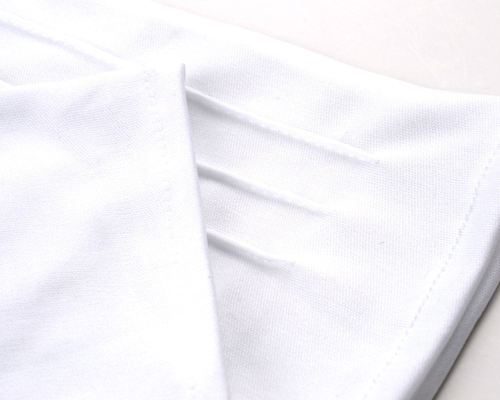 JISEN Men Police Formal Tuxedo Honor Guard Parade White Nylon Cotton Gloves 26cm