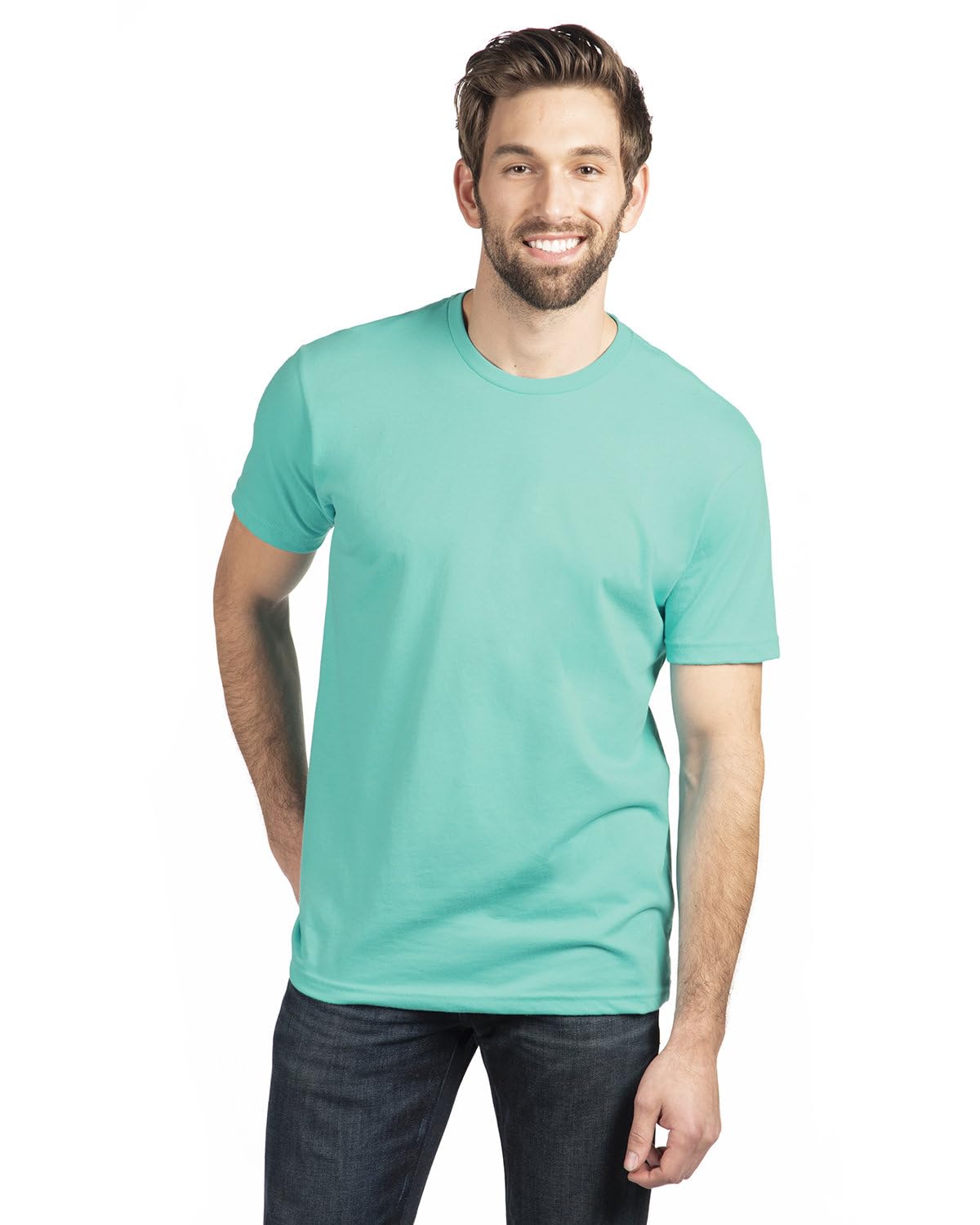Mens Sueded crew - BLAcK - 3XL(D0102H7N5LT)