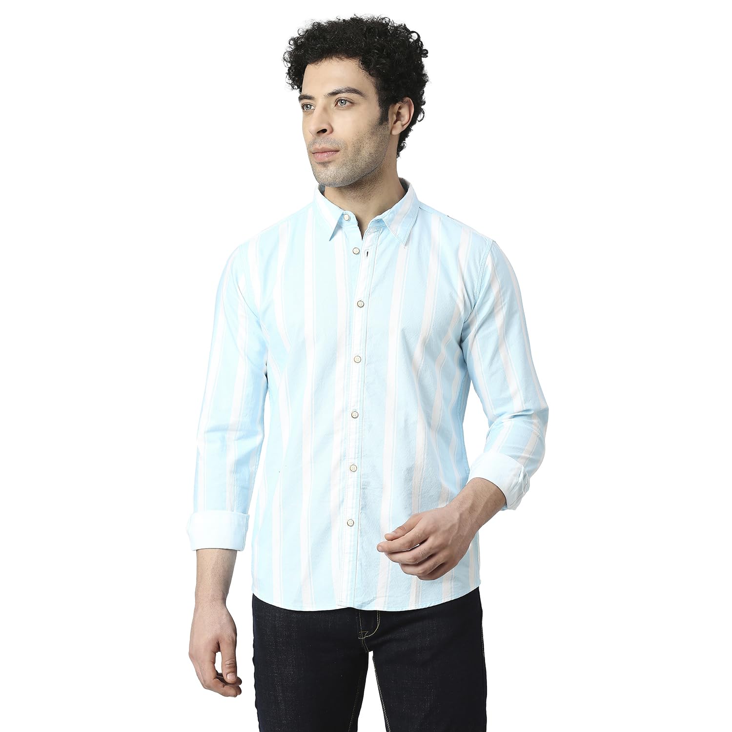 Pepe Jeans MenS Regular Fit Shirt (Pm308131508Xl_Aqua