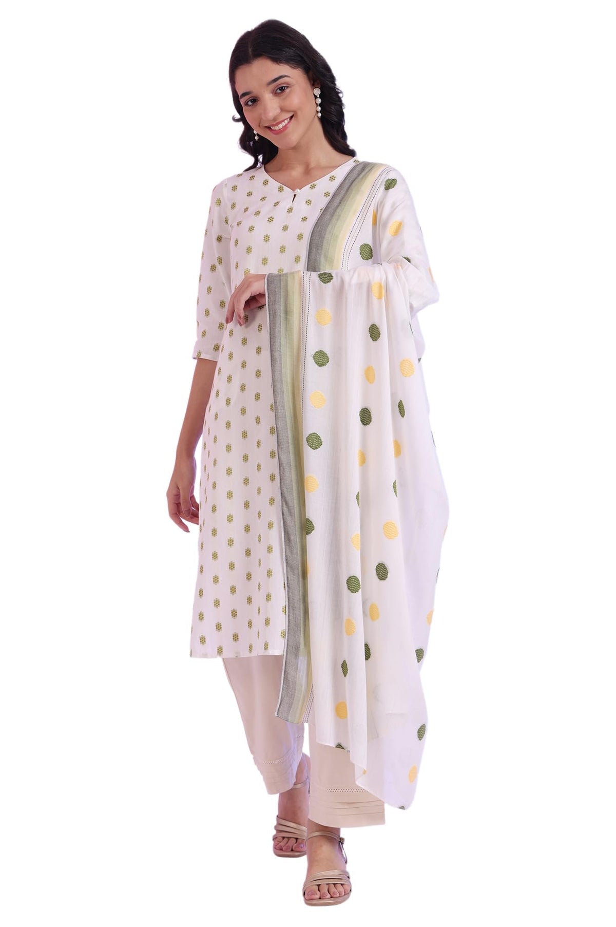Aurelia Womens Dyed Rayon Dupatta (Size: Free Size)-A80005-705502