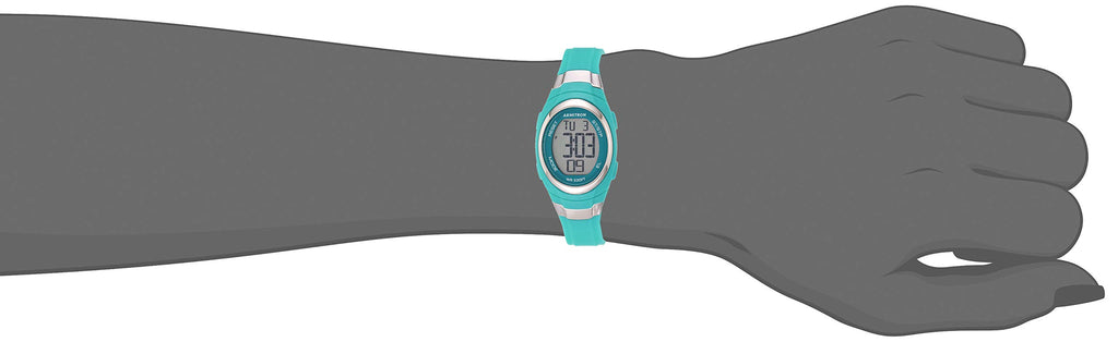 Armitron Sport Women's 45/7034TEL Digital Chronograph Matte Teal Resin Strap Watch