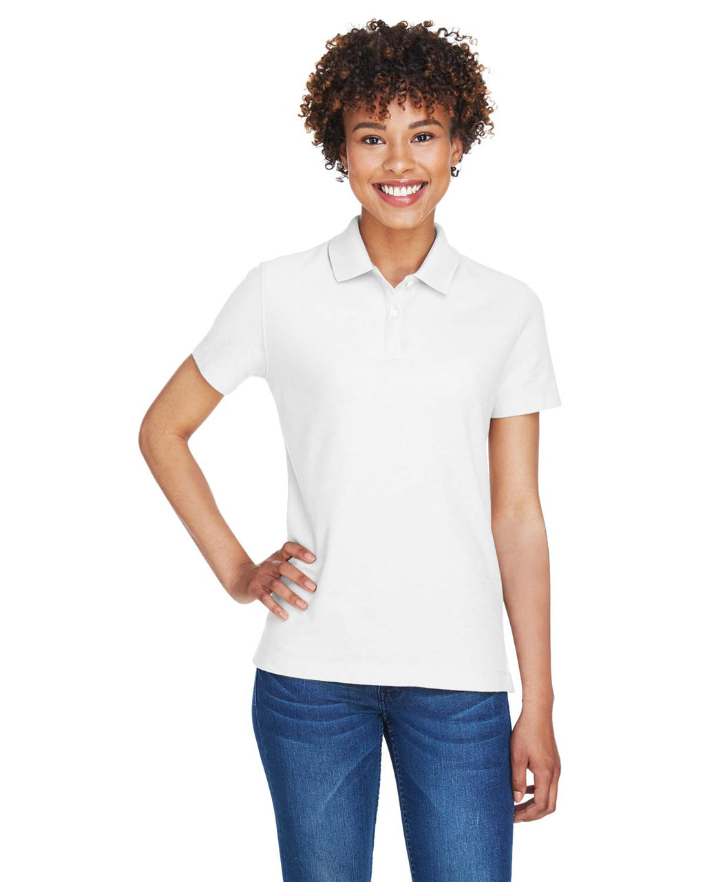 Ladies DRYTEc20Performance Polo - WHITE - XS(D0102H7NJD2)