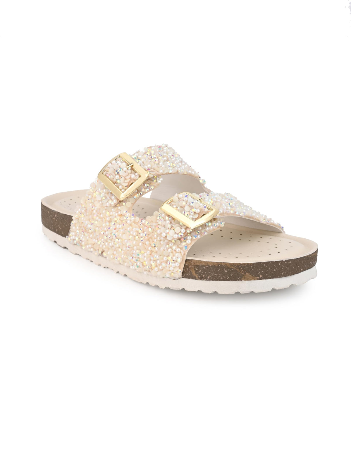 BRISKERS Double Buckel Flat for Women 7