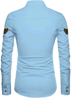 Kadiyu Double Pocket MenS Casual Shirt - Regular Fit, Solid Spread Collar, Versatile Everyday Wear, Comfortable And Stylish Desi
