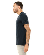 Unisex Triblend V-Neck T-Shirt - BLUE TRIBLEND - S(D0102H7W7J8)
