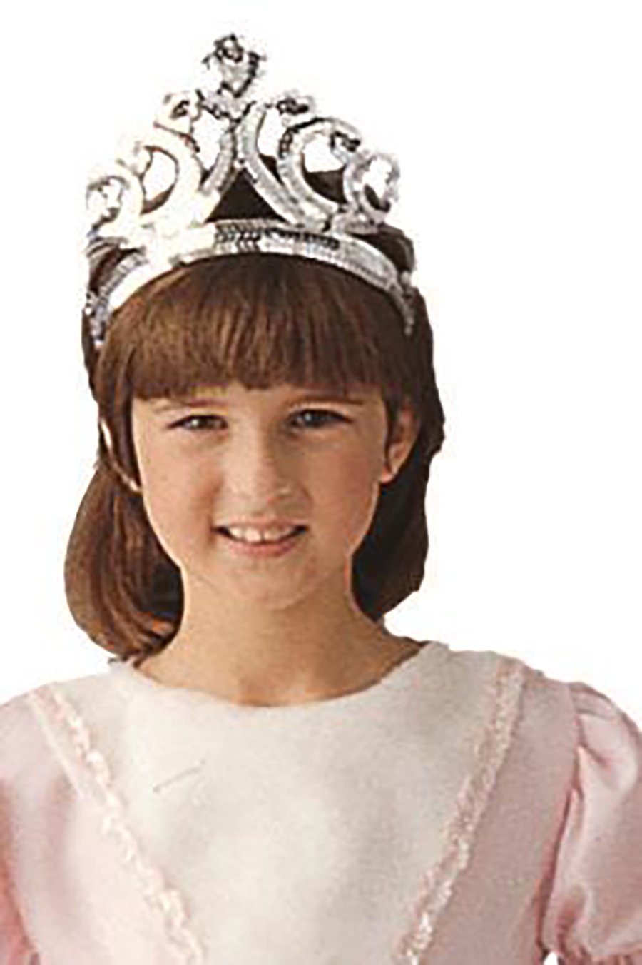 Silver Sequin Tiara Child Siz