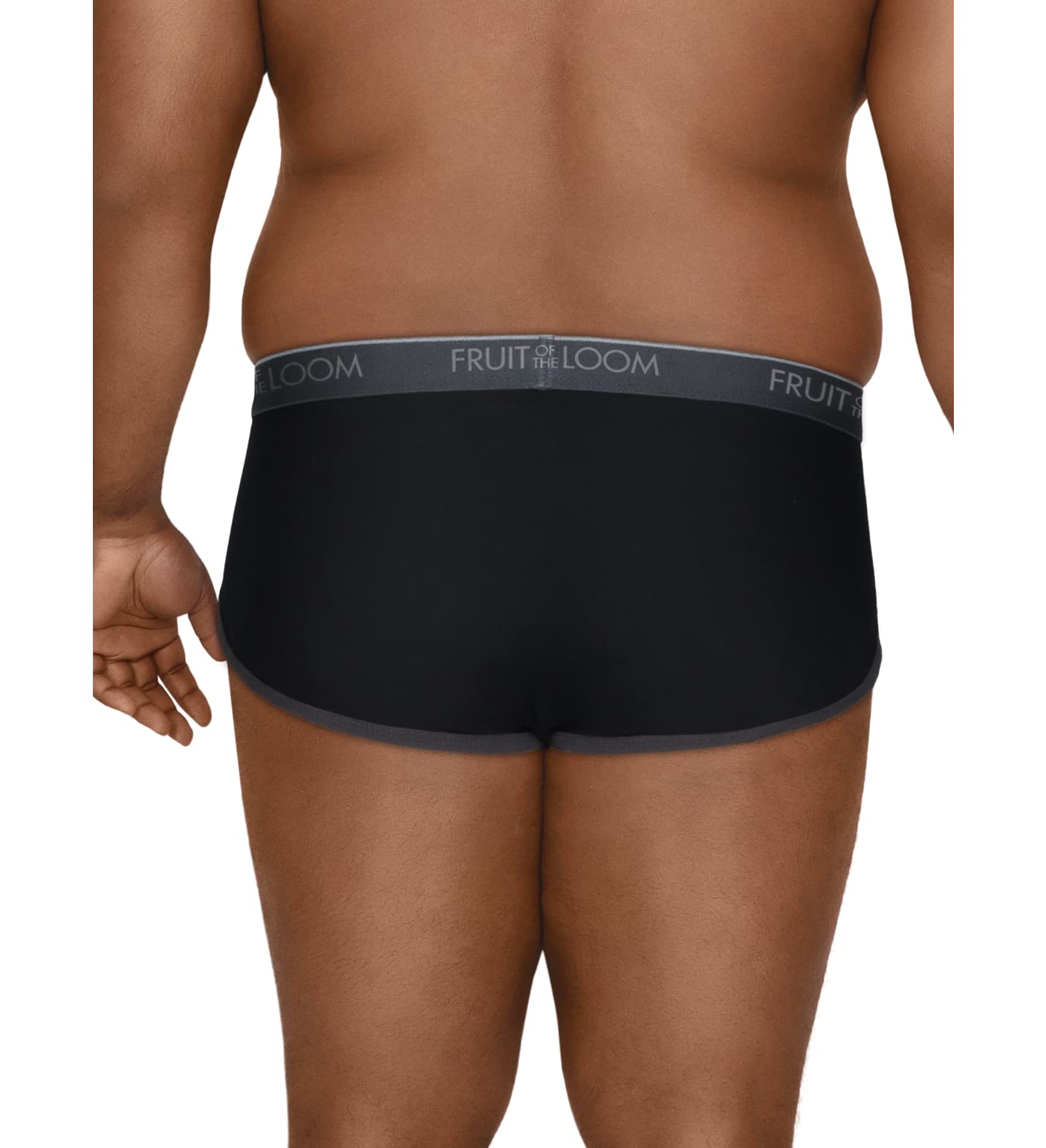 Fruit of the Loom Mens Tag-Free Cotton Briefs Big Man - 6 Pack - Assorted 3X-Large One Size