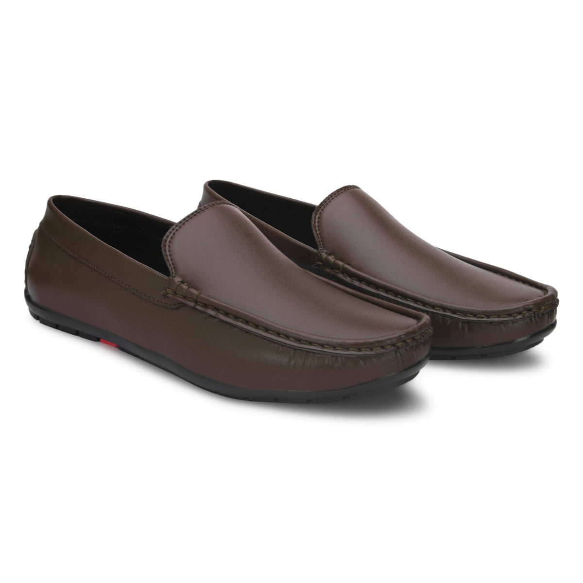 STANPHORD Mens Phantom Brown Loafers_6 UK (TPJD 4012) 6