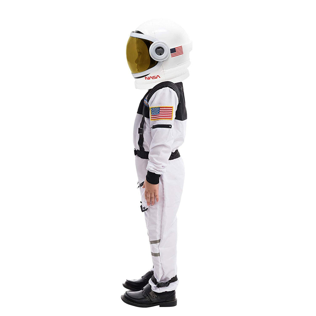 Spooktacular Creations Astronaut Costume with Helmet, Space Suit for Kids and Toddler with Movable Visor Helmet, Kids Astronaut