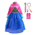 Dressy Daisy Little Girls' Ice Princess Sister Costume Dresses Birthday Halloween Christmas Fancy Party Outfit with Accessories 