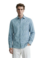 The Indian Garage Co Mens Relaxed Fit Textured Cutaway Collar Full Sleeves Sweater