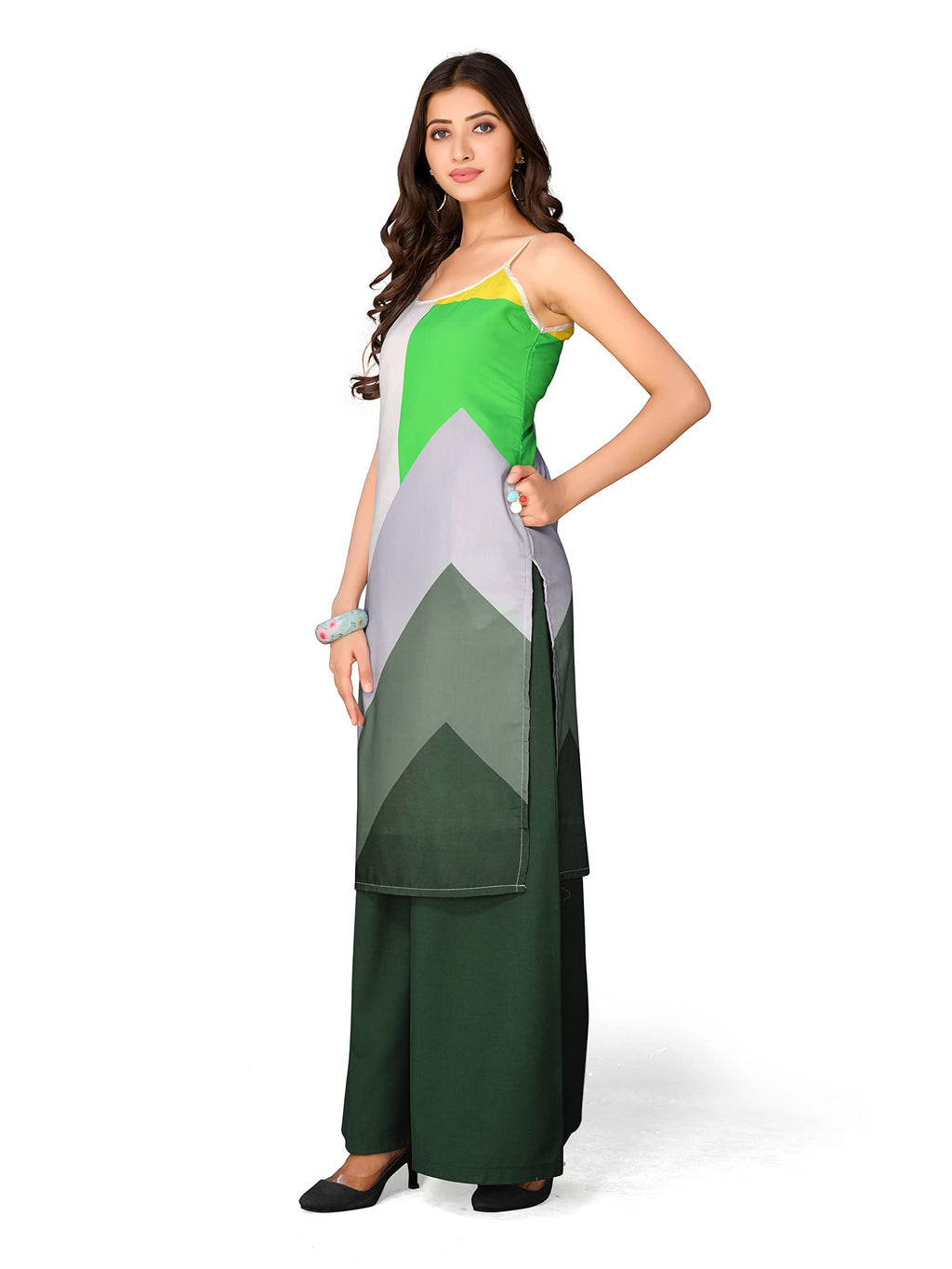 Womanista Polyester Women Regular Kurta