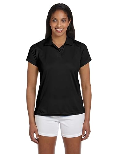 Ladies 4 oz Polytech Polo - WHITE - S(D0102H76NQ8)