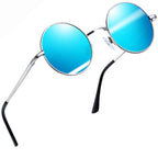Joopin Small Round Sunglasses Circle Hippie Sun Glasses Polarized UV400 Trendy Circular Shades for Women Men Halloween Costume