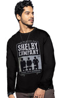 Bewakoof Mens Regular Fit Full Sleeve T-Shirt Black