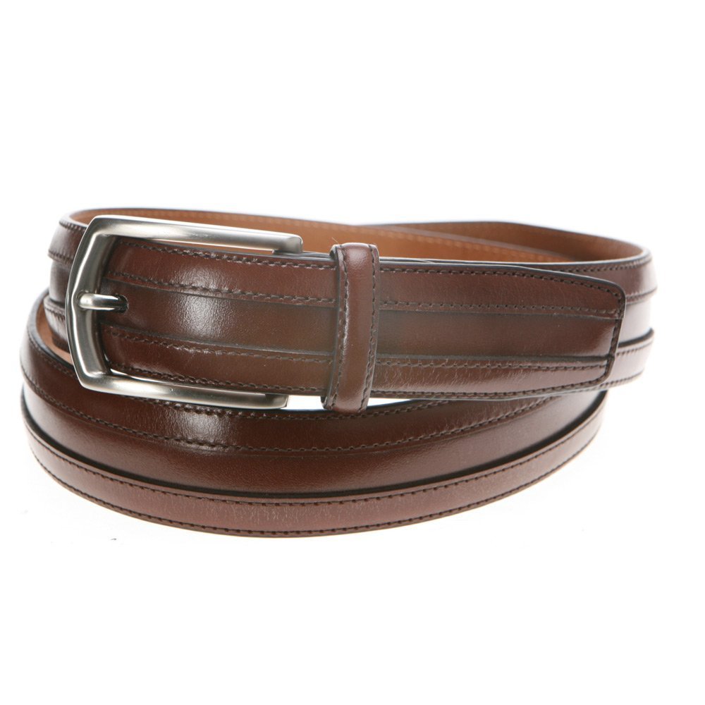 Johnston & Murphy MenS Double Calf Belt Cognac/Size 40 Ad 40