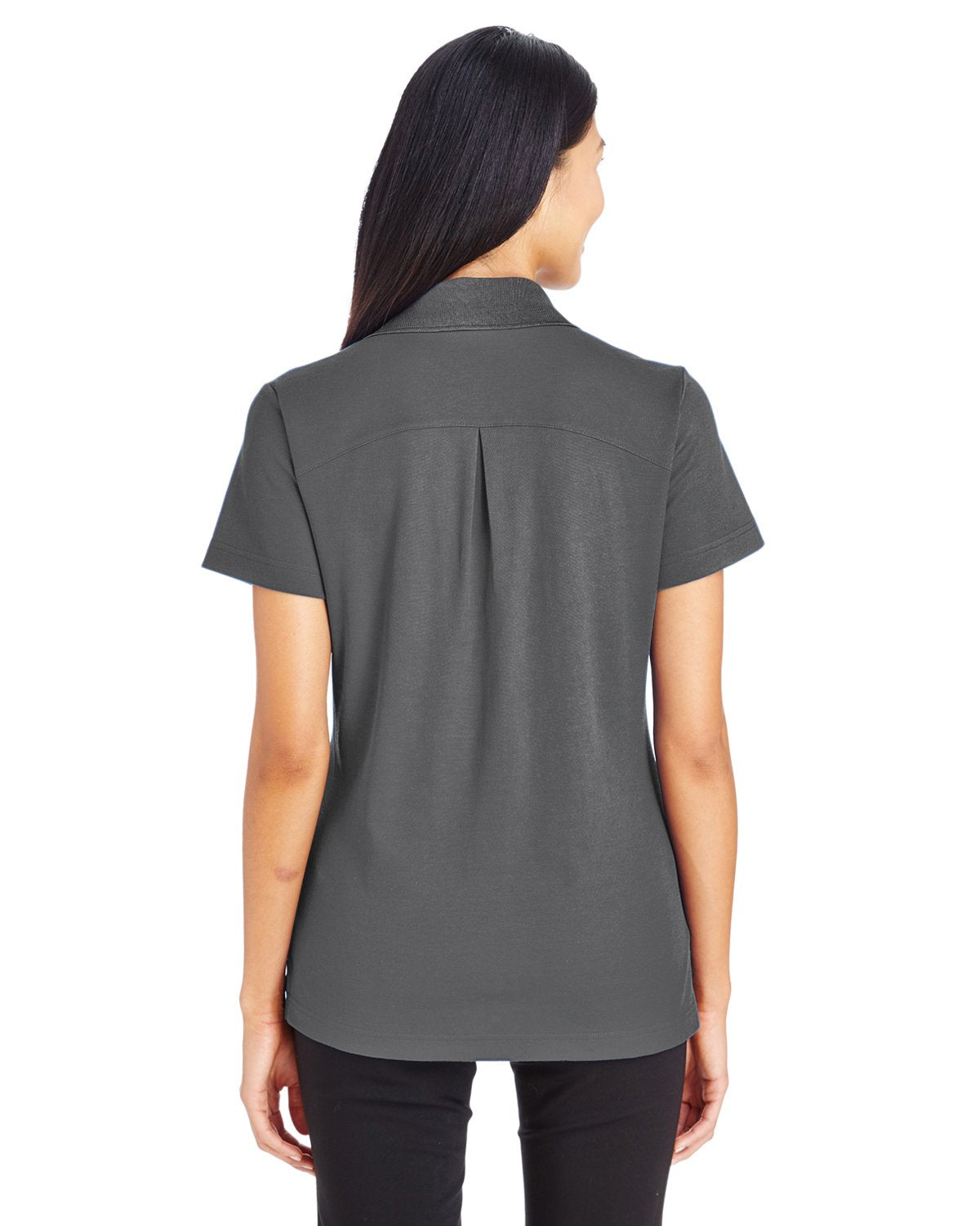 crownLux Performanceadies Plaited Polo - gRAPHITE - XS(D0102H7N9D8)