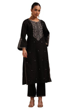 Soch Women Dola Silk Embroidered Kurta Set with Thread Work