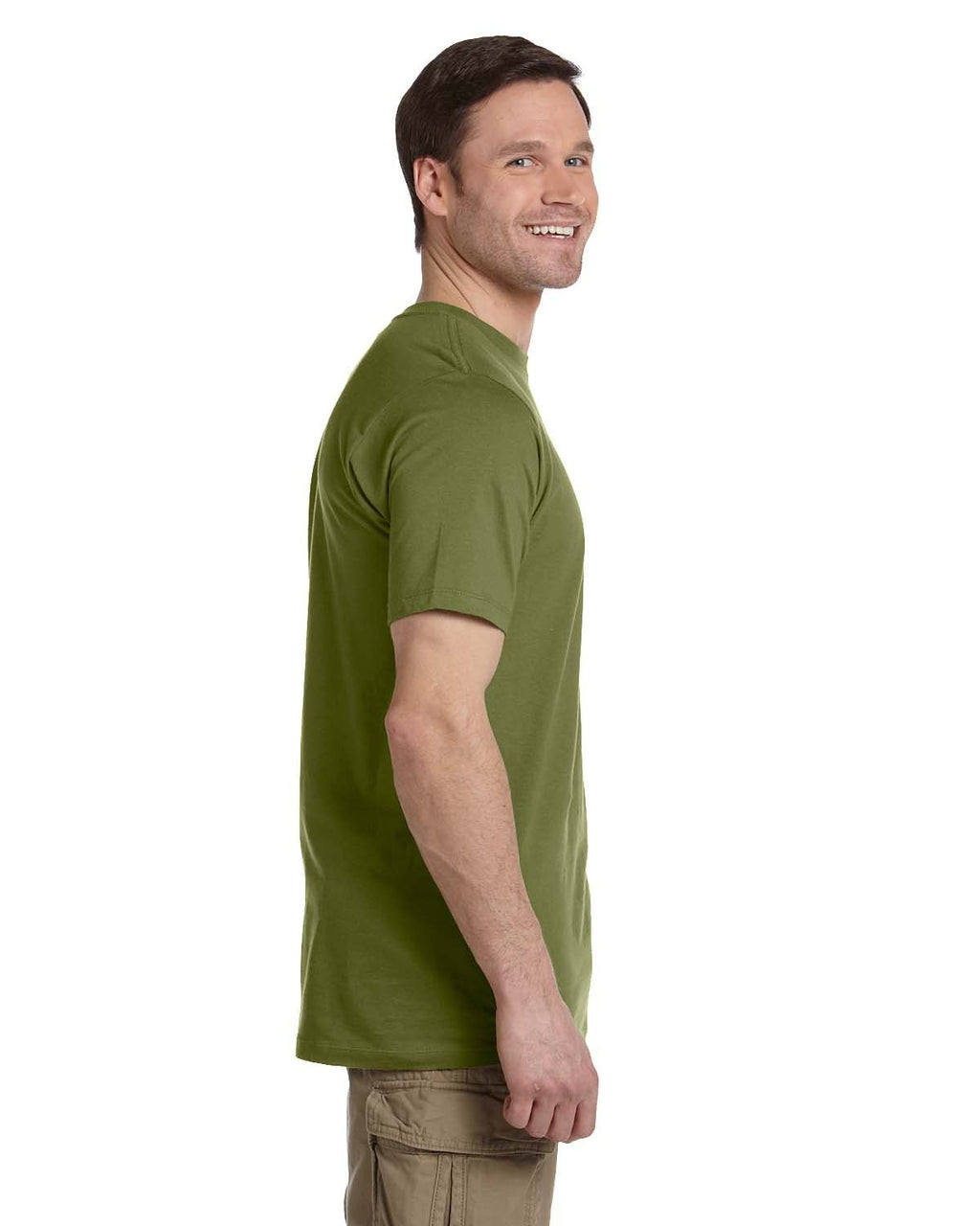 Mens Ringspun Fashion T-Shirt - BLAcK - S(D0102H7Z2DJ)