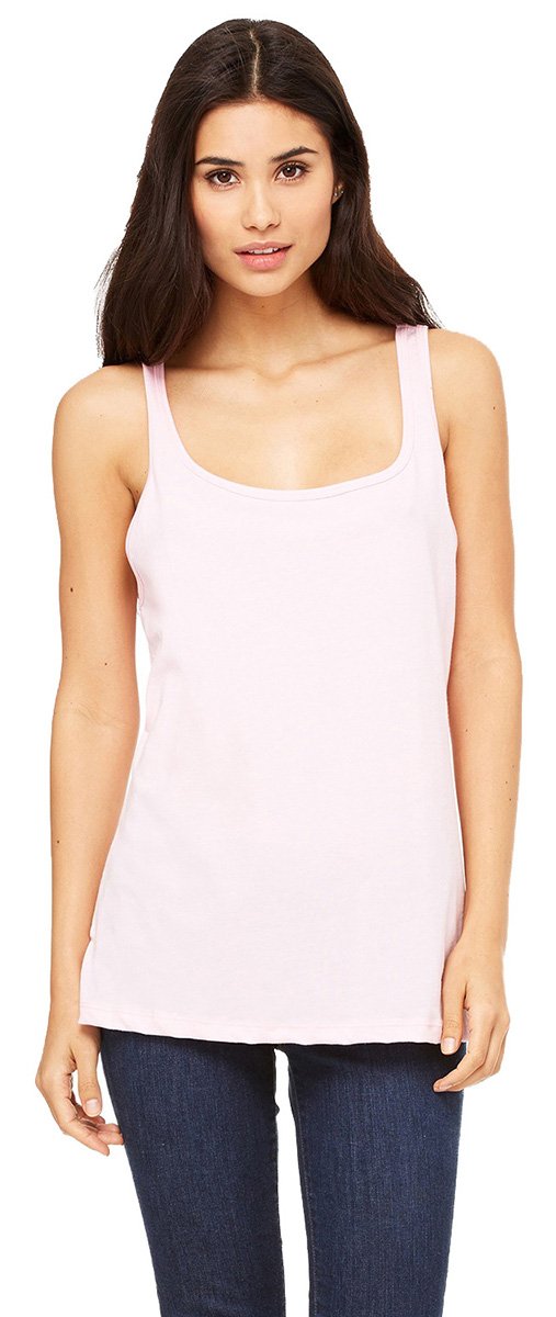 Ladies Relaxed Jersey Tank - NAVY - S(D0102H7W2M2)