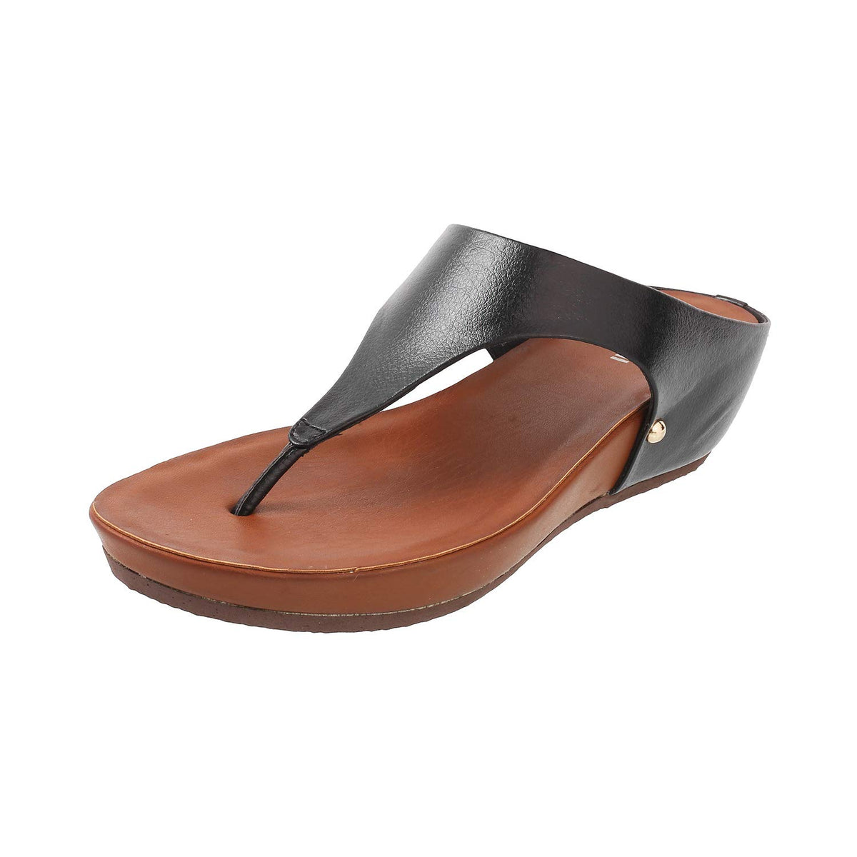 Mochi Womens Synthetic Black Slippers (Size (3 UK (36 EU)) 3-36