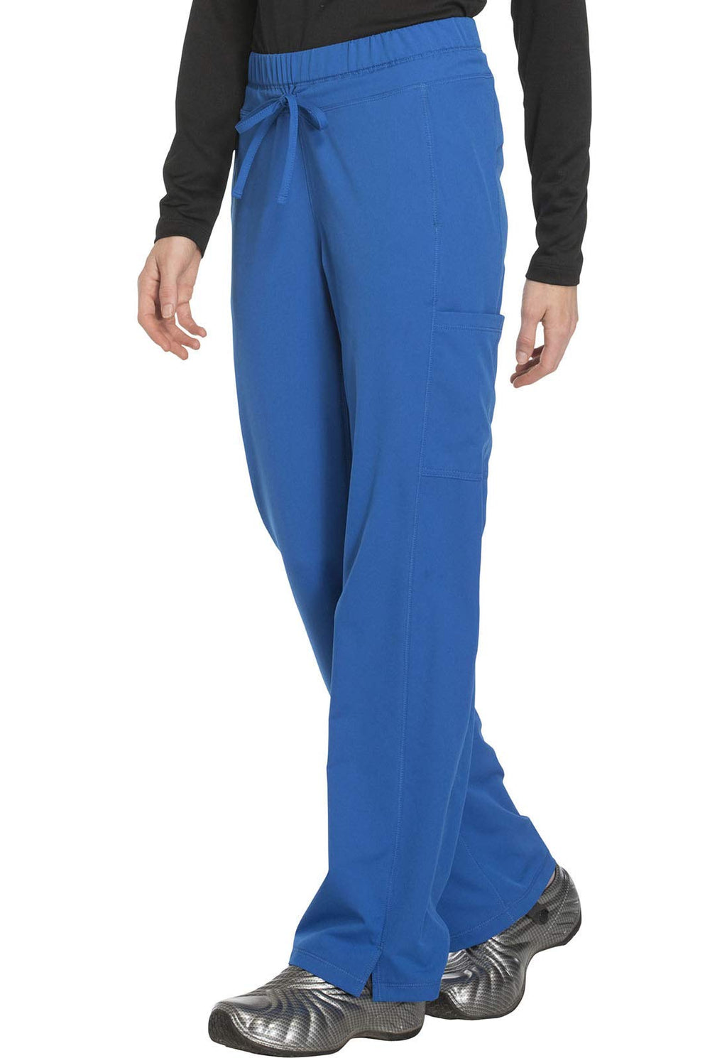 Dynamix Scrubs for Women, Drawstring Cargo Pants for Women DK130, S, Royal