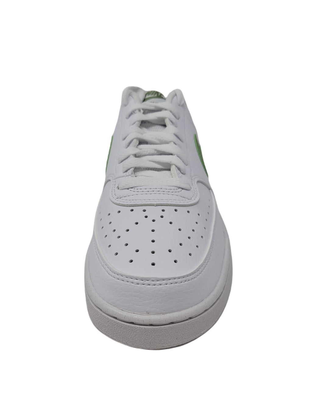 Nike Men's Court Vision Low-Top Sneakers, White Green Oil Medium Olive, 11.5