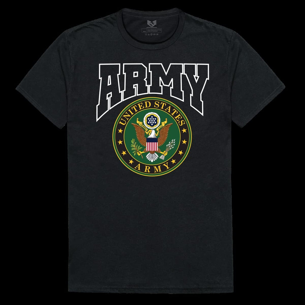 Relaxed Graphic T's, US Army, Black, L