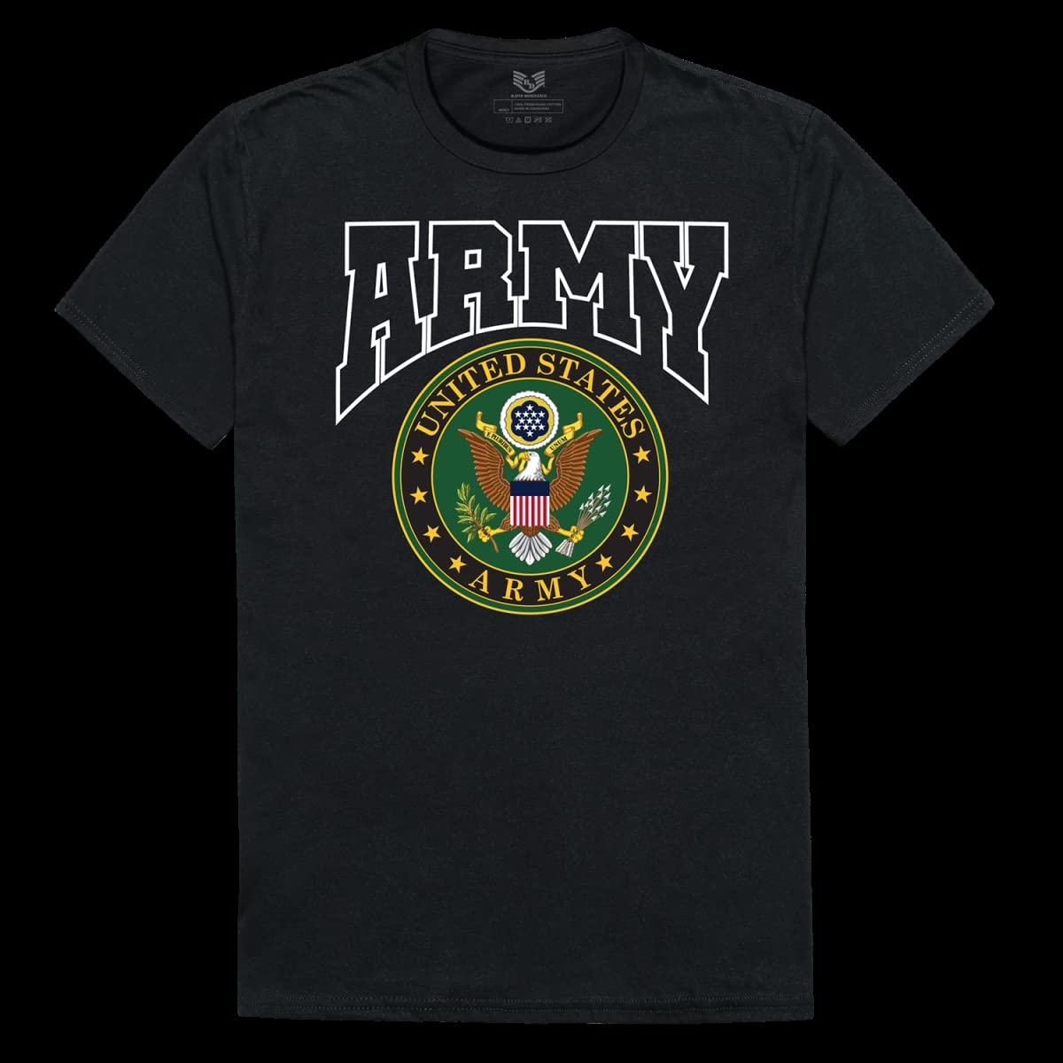 Relaxed Graphic T's, US Army, Black, S