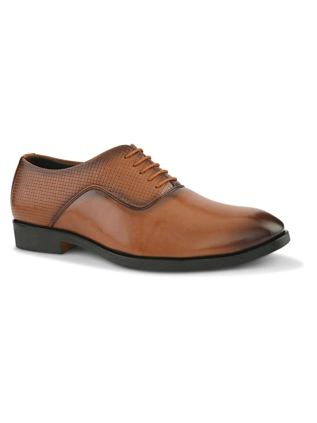 Stanphord Mens Oxford Formal Shoes | Round Toe LaceUp Shoes | Lightweight Breathable Comfortable Shoes for Office, Business TPS 6