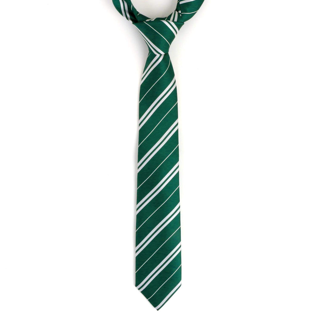 Landisun Halloween Cosplay Tie Halloween Costume Tie Men Boy Girl Kid Halloween Satin Tie Green 53 inch Lengh