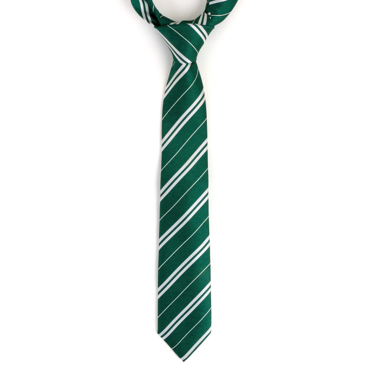 Landisun Halloween Cosplay Tie Halloween Costume Tie Men Boy Girl Kid Halloween Satin Tie Green 53 inch Lengh