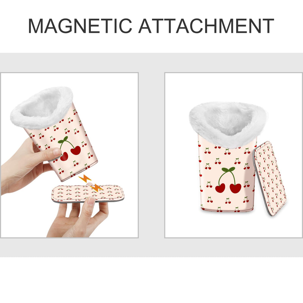 Fintie Plush Lined Eyeglasses Holder, Glasses Stand Case, Anti-scratch Glasses Storage Organizer for Desk, Nightstand, Office, C