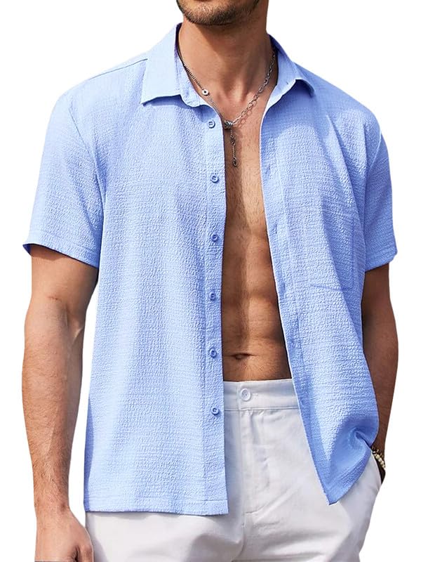 Tee Projekt Shirt for Men Stylish Popcorn Textured Shirt & Regular Fit Casual Shirt l Boys Shirts l Event Shirt