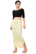 More & More Women Solid Saree Shapewear Cream