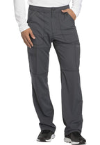 Dickies Dynamix Men Scrubs Pant Zip Fly Cargo DK110T, L Tall, Pewter