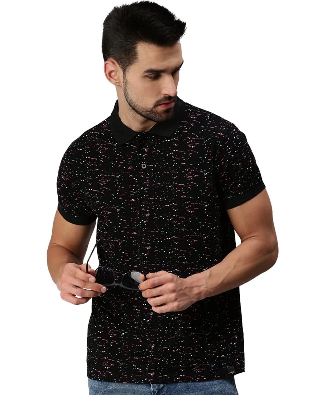 Veirdo Men's All Over Print Classic Fit Short Sleeve T-Shirt