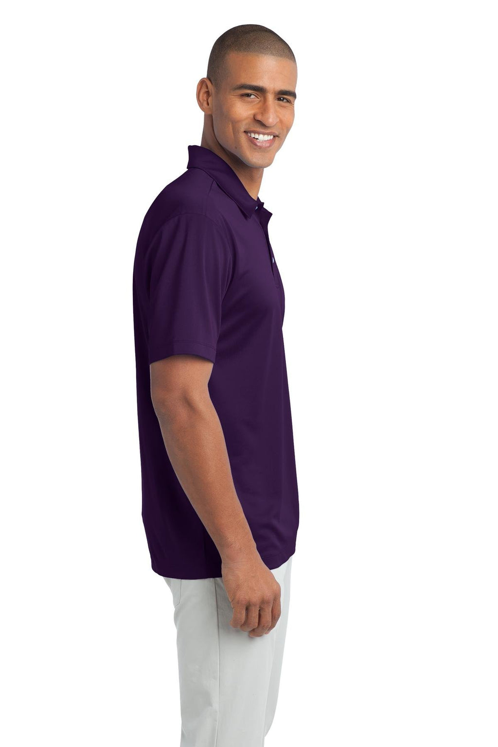 Port Authority Silk Touch Performance Polo M Bright Purple