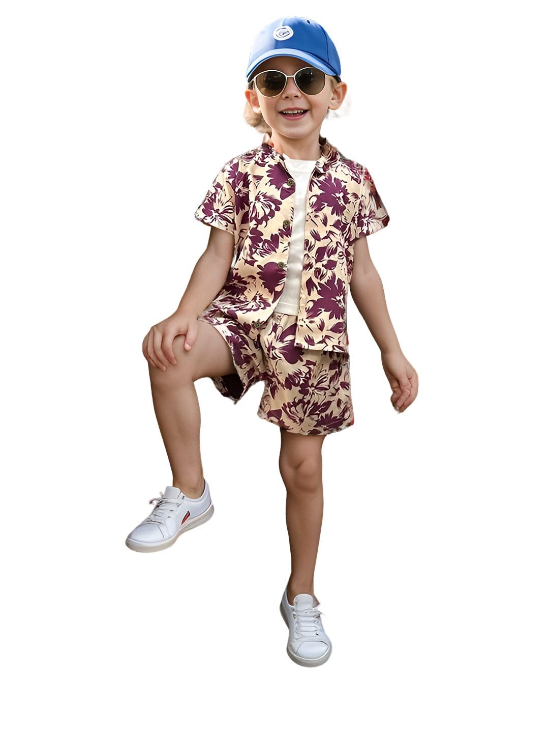 A.T.U.N. (ALL THINGS UBER NICE) Boys Printed Two Piece Set | Co-Ord Set for Boys