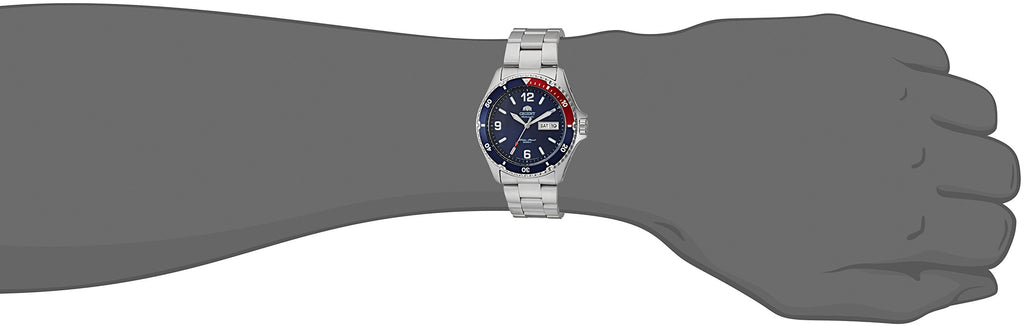 Orient Men's Hand-Winding Automatic - Japanese Stainless Steel Wrist Watch for Men with Date Display - Luxury Mako II Collection