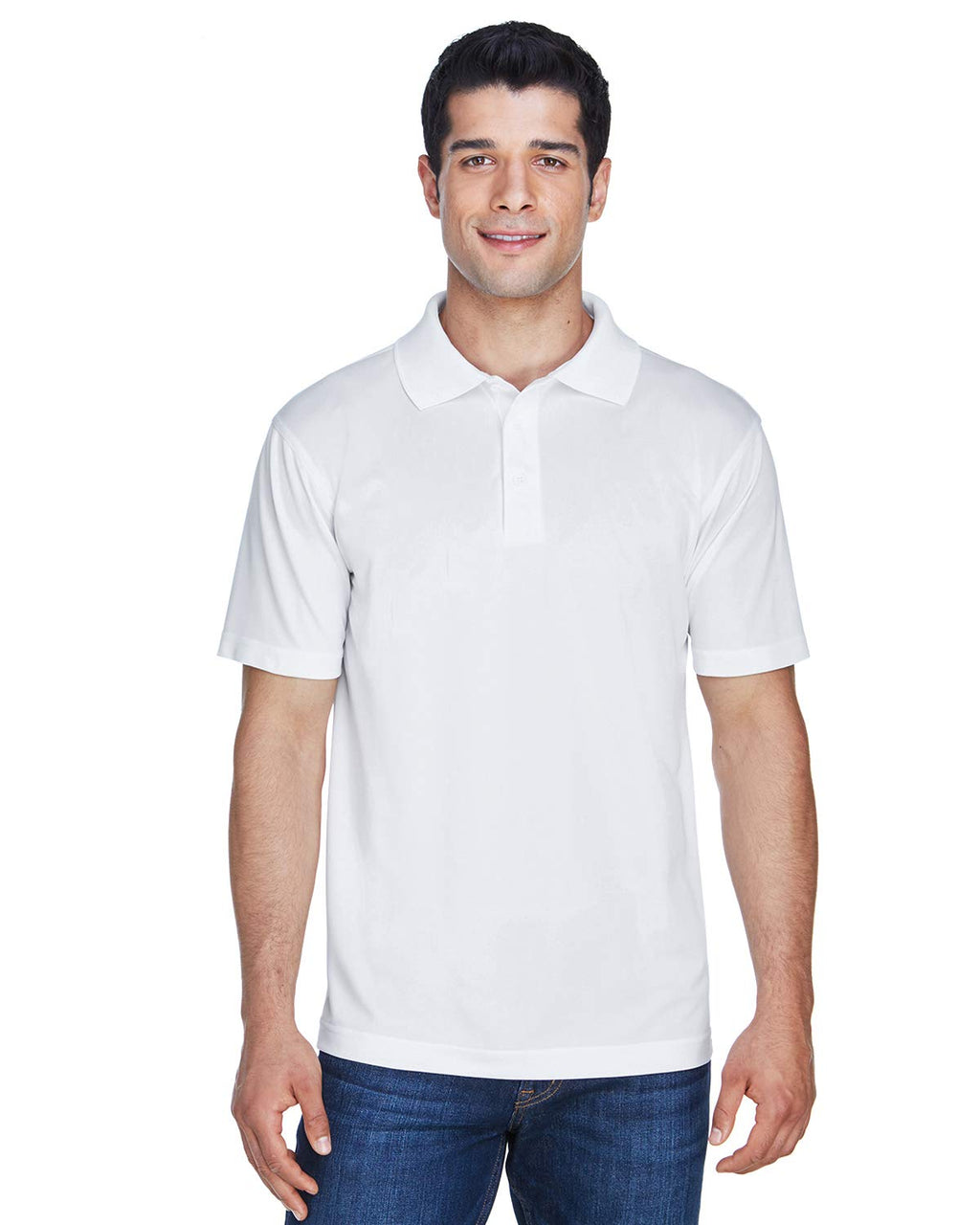 Mens 4 oz Polytech Polo - WHITE - 5XL(D0102H7YXVX)