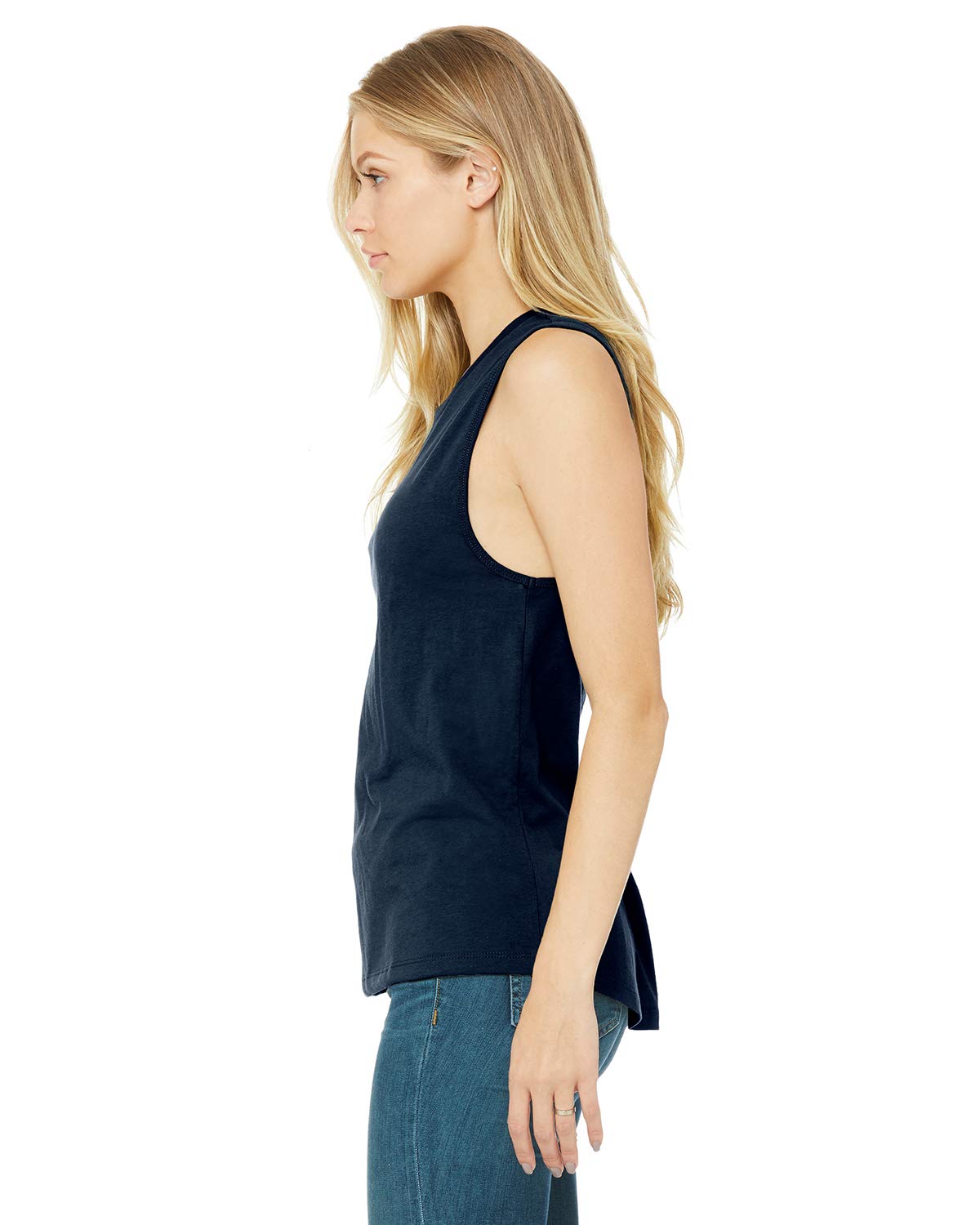 Ladies Jersey Muscle Tank - WHITE - S(D0102H7W762)