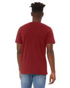 Unisex Jersey Short-Sleeve V-Neck T-Shirt - TRUE ROYAL - XS(D0102H7WBSX)