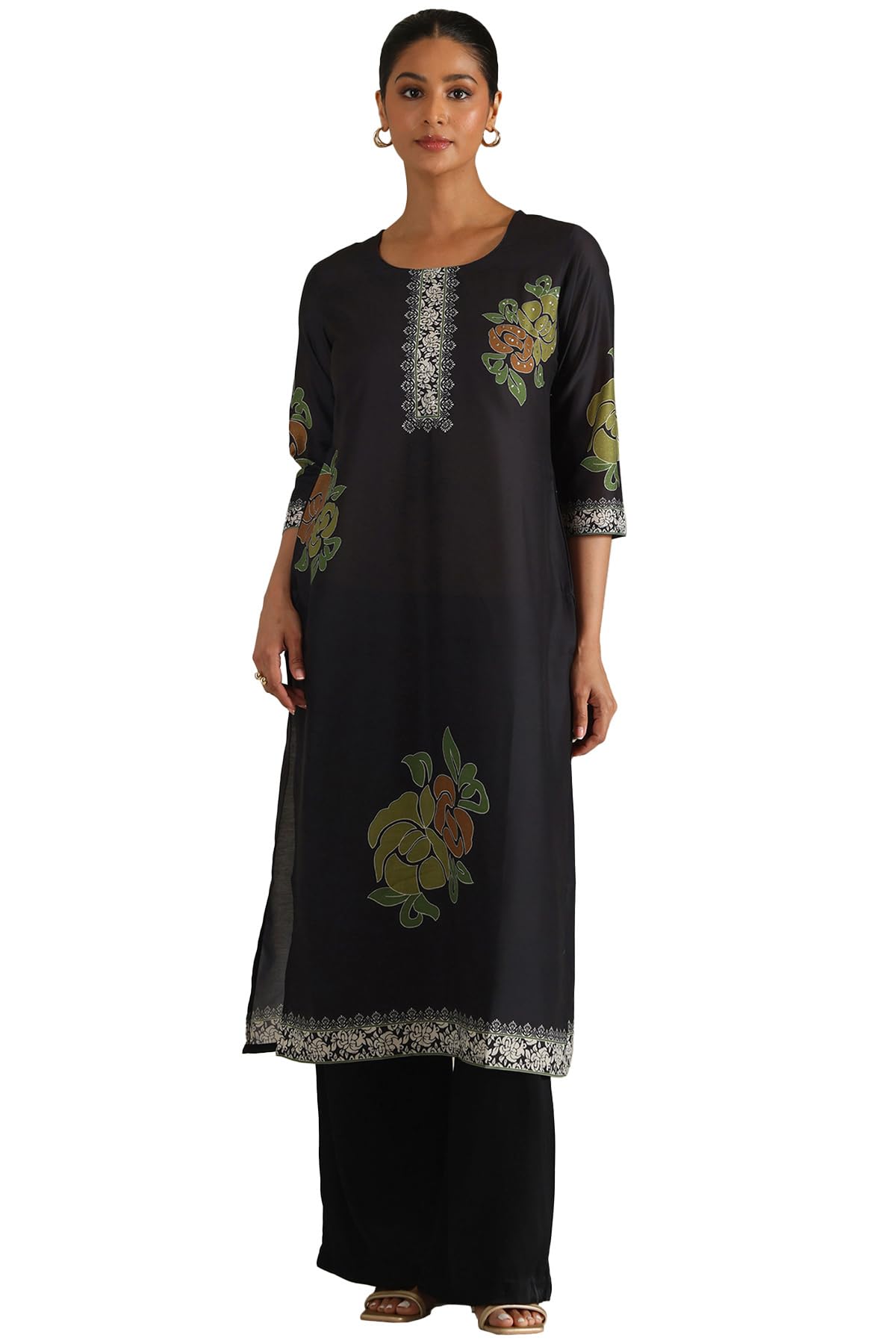 Soch Women Muslin Botanical Print Kurta