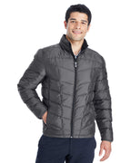 Mens Pelmo Insulated Puffer Jacket - BLAcK RED - S(D0102H7YF4J)