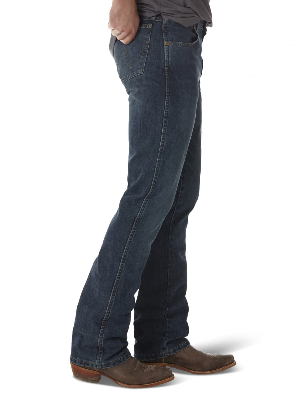 Wrangler Men's Retro Slim Fit Boot Cut Jean, River Wash, 36W x 36L