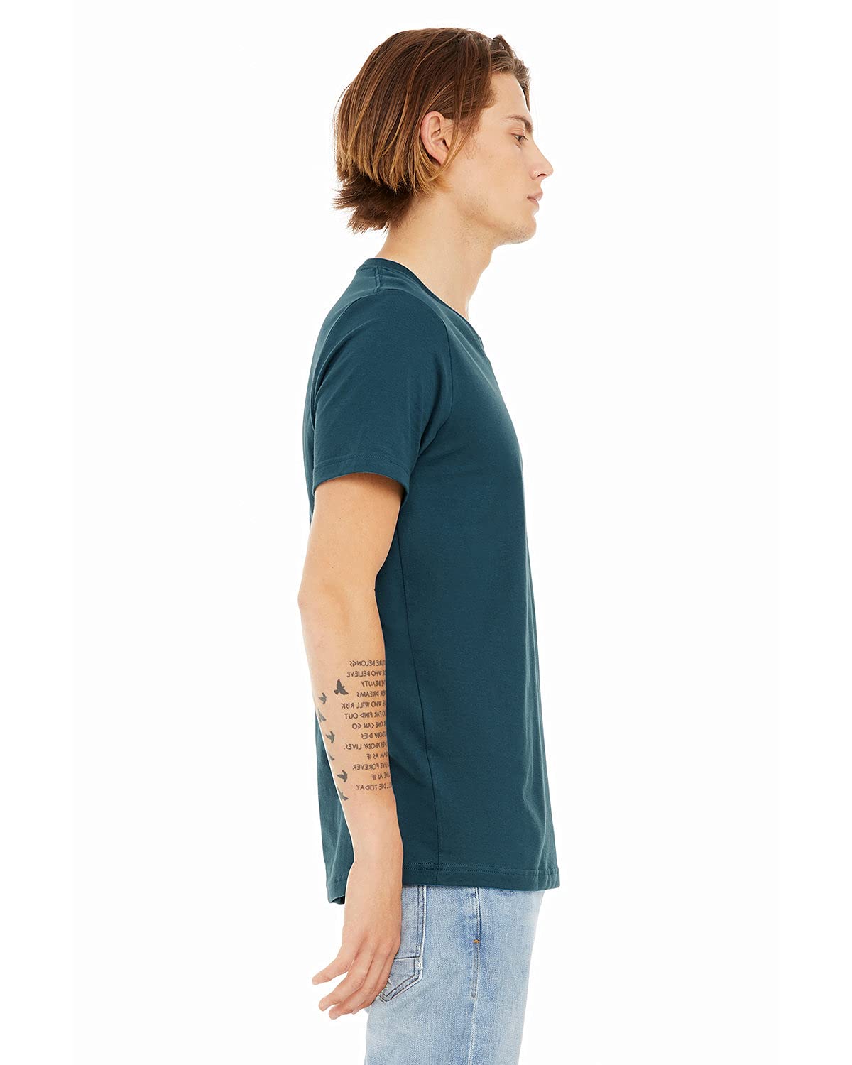 Unisex Jersey Short-Sleeve V-Neck T-Shirt - TRUE ROYAL - XS(D0102H7WBg6)