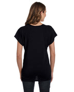 Ladies Flowy Raglan T-Shirt - WHITE - S(D0102H78S5P)