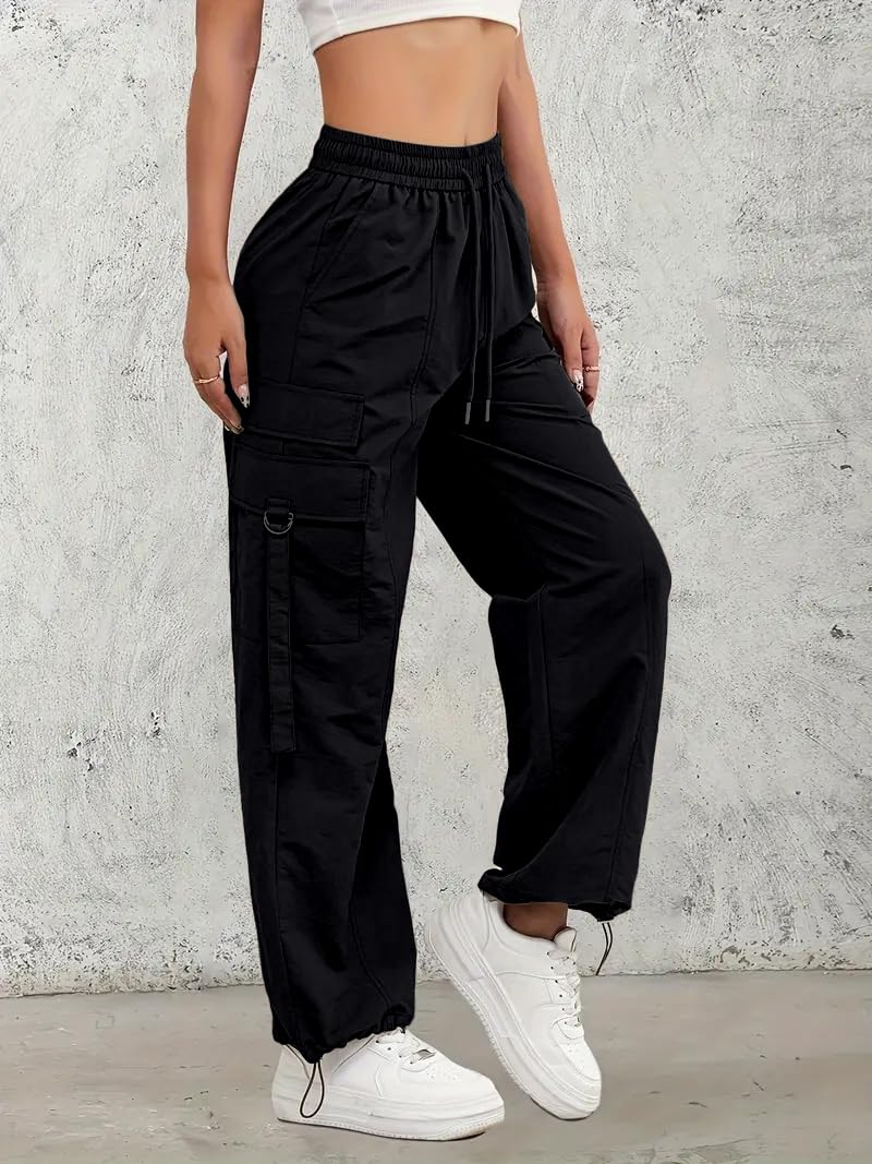 Leriya Fashion WomenS Regular Fit High Rise Trouser | Cargo Style Trousar Track Pants | Hight Waist (Available In Plus Size And