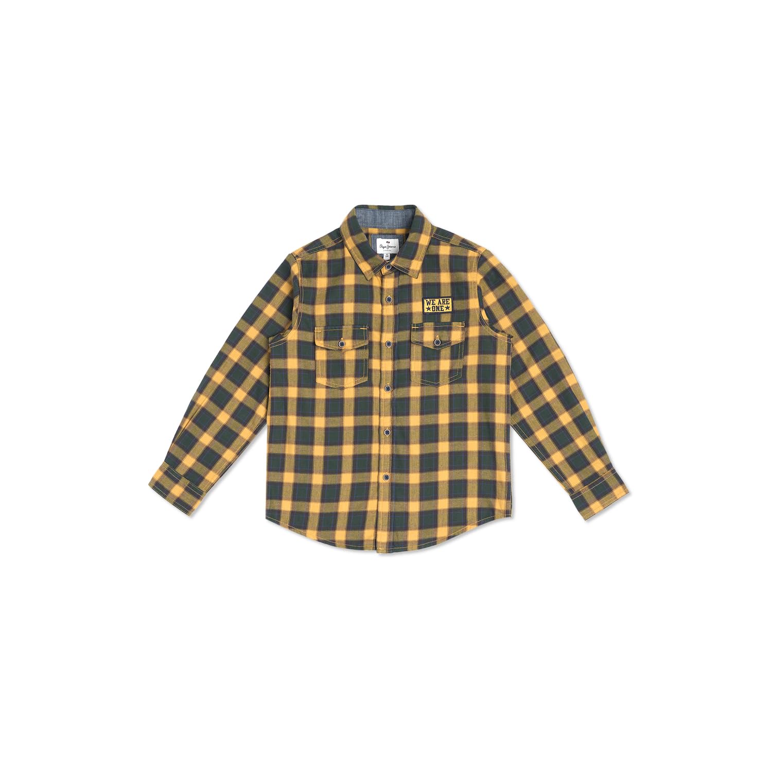 Pepe Jeans BoyS Regular Fit Shirt (Pb302547_Olive Green